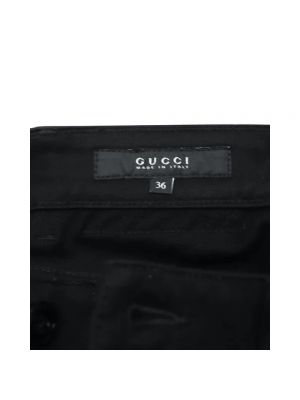 Vaqueros de algodón con tachuelas Gucci Vintage negro