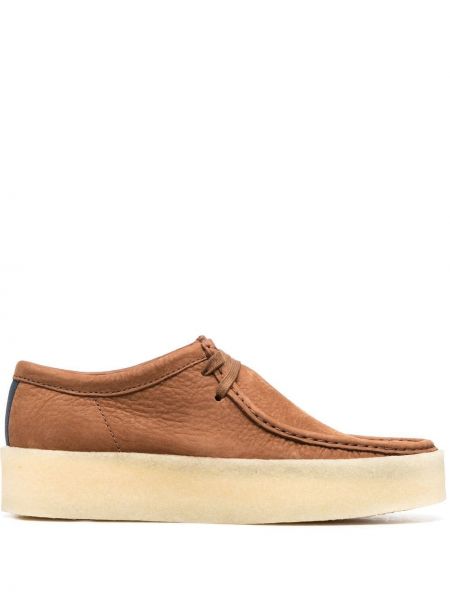 Blonder lær snøring brogues Clarks Originals brun