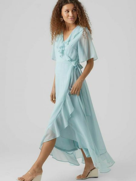 Sukienka długa Vero Moda niebieska