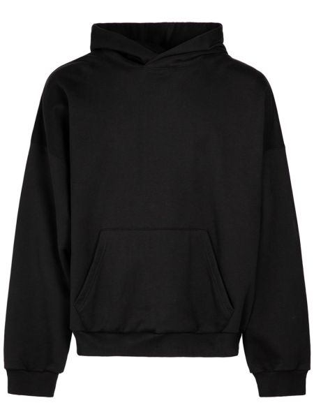 Hoodie i bomull Balenciaga svart