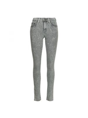 Jeans skinny a vita alta Levi's grigio