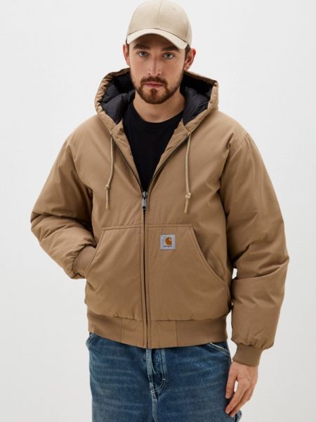 Утепленная куртка Carhartt Wip коричневая