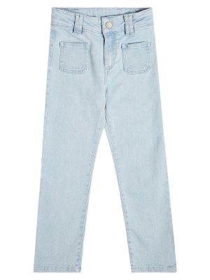 Bomuld straight jeans for piger Tartine Et Chocolat blå