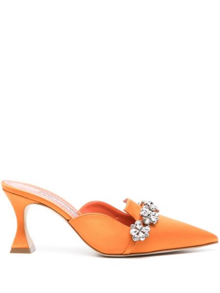 Mules Manolo Blahnik orange