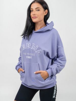 Sportliche sweatshirt Nebbia lila