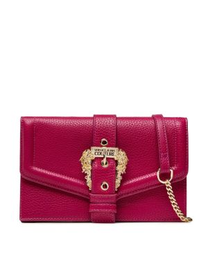 Clutch torbica Versace Jeans Couture ružičasta