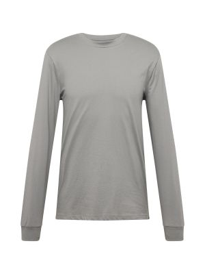 Tričko s dlhými rukávmi Gap sivá