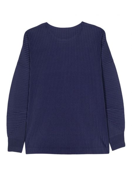Sweter plisowany Homme Plisse Issey Miyake fioletowy