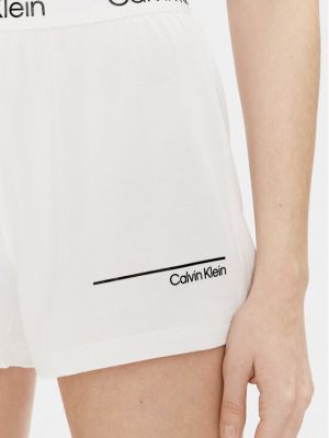 Bílé kraťasy relaxed fit Calvin Klein Swimwear