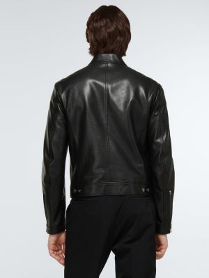 Usnjena jakna Tom Ford črna