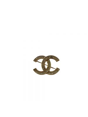 Broszka Chanel Vintage - Żółty
