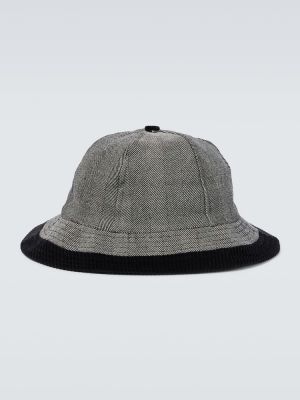 Sombrero de lana de espiga Bode marrón