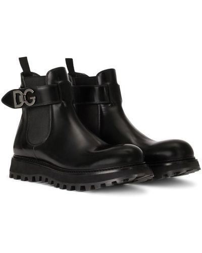 Chelsea boots Dolce & Gabbana černé