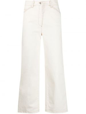 Укорочені прямі джинси Luisa Cerano, білі