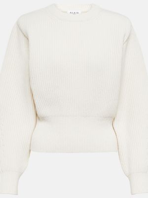 Пуловер Alaã¯a бяло