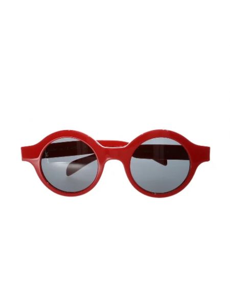 Okulary przeciwsłoneczne retro Louis Vuitton Vintage czerwone