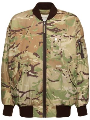 Najlonska bomber jakna s printom s camo uzorkom 1017 Alyx 9sm zelena