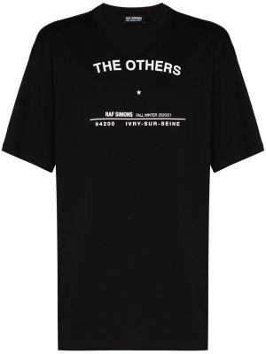 T-shirt à imprimé Raf Simons noir
