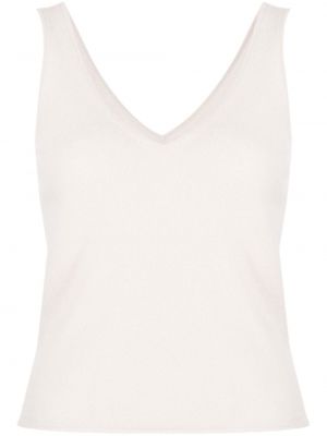 Cashmere tank top med v-hals Naadam grå