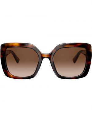 Overdimensjonert briller Valentino Eyewear brun