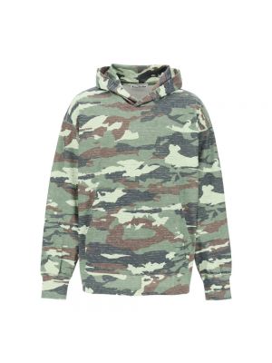 Oversize hoodie mit camouflage-print Acne Studios grün