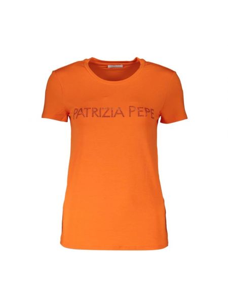 Koszulka Patrizia Pepe pomarańczowa