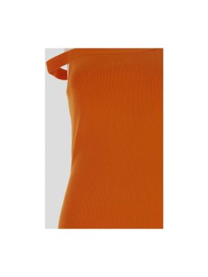 Mini vestido asimétrico Jw Anderson naranja
