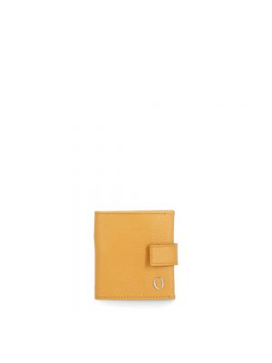 Portfel skórzany Orciani żółty
