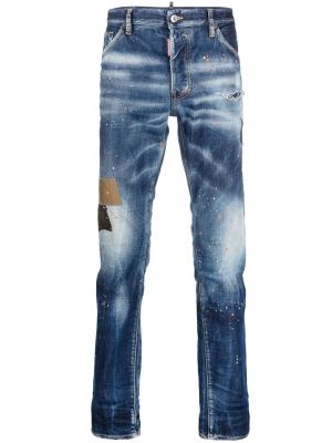 Slank skinny jeans Dsquared2 blå