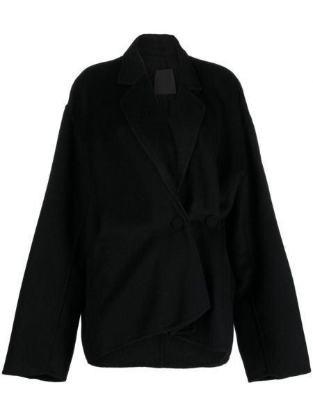 Vunena jakna od kašmira Givenchy crna