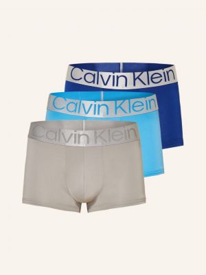 Bokserki z niską talią Calvin Klein niebieskie
