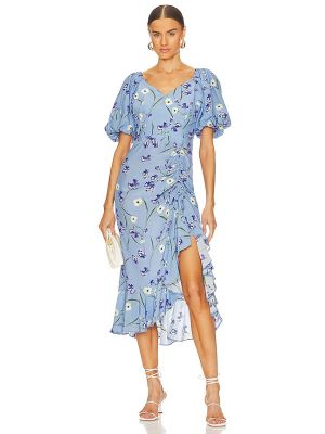 Robe mi-longue Yumi Kim bleu