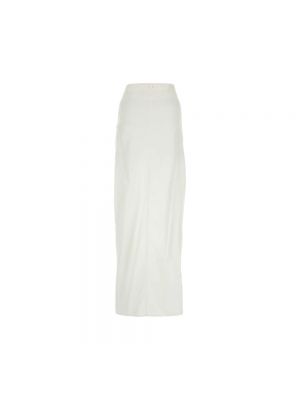 Falda larga de nailon Emilio Pucci blanco