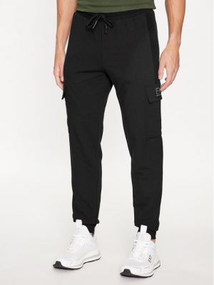 Pantaloni sport Ea7 Emporio Armani negru