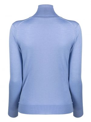 Merinowolle pullover John Smedley blau