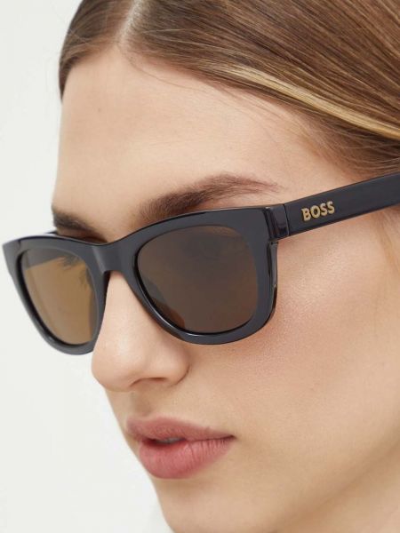 Okulary przeciwsłoneczne Boss brązowe