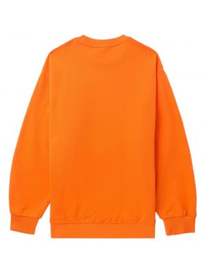 Haftowana bluza bawełniana :chocoolate pomarańczowa