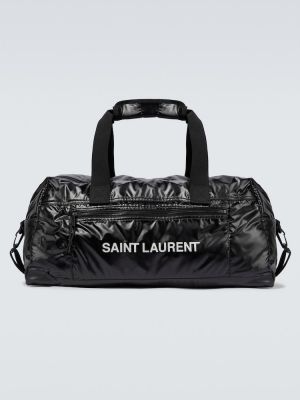 Nylonowa torba podróżna Saint Laurent czarna