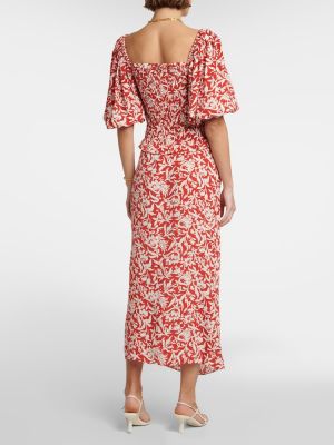 Top s cvetličnim vzorcem Polo Ralph Lauren rdeča