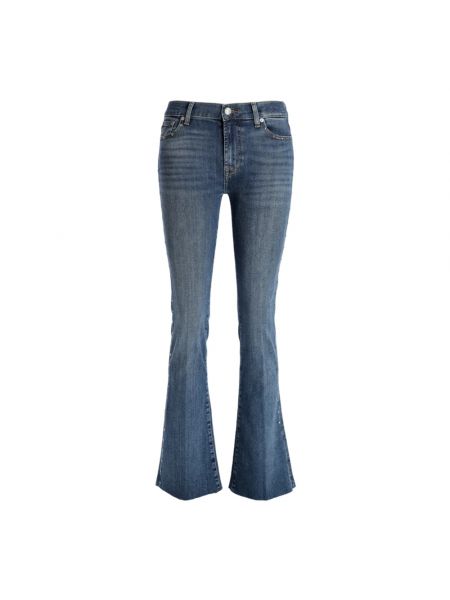 Bootcut jeans ausgestellt mit spikes 7 For All Mankind blau