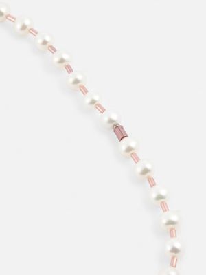 Ogrlica sa perlicama od ružičastog zlata Eéra