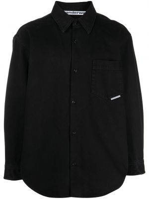 Džinsiniai marškiniai Alexander Wang juoda