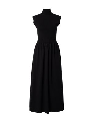 Плетена рокля Warehouse черно
