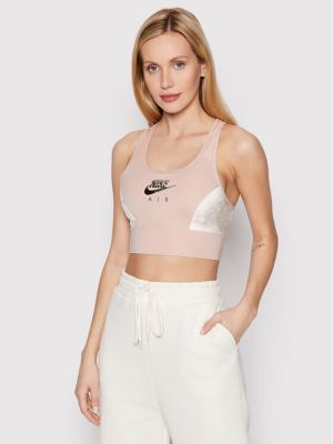 Спортен сутиен Nike розово