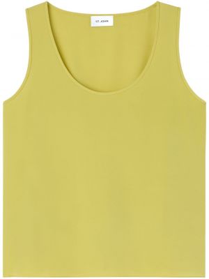 Šilkinis tank top St. John žalia