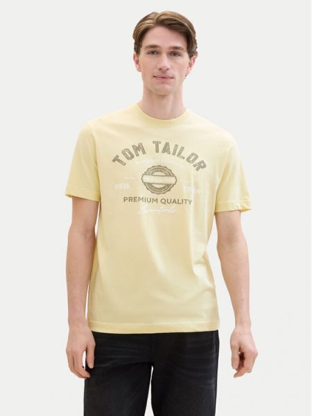 Marškinėliai Tom Tailor geltona