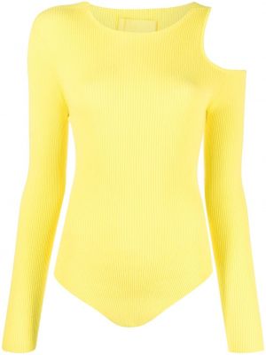 Body en tricot Aeron jaune