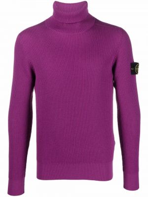 Jersey de tela jersey Stone Island violeta