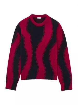 Шерстяной свитер Loewe красный