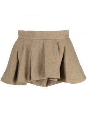 Shorts mit plisseefalten Pushbutton